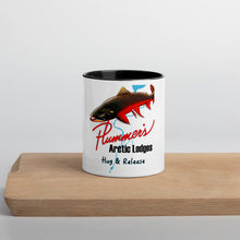 Load image into Gallery viewer, Tree River Mug with Color Inside
